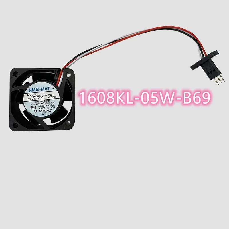 

1608KL-05W-B69 New spot NMB 24V 0.13A 40*40*20 three-line three-pin plug CNC machine tool fan 1608KL 05W B69