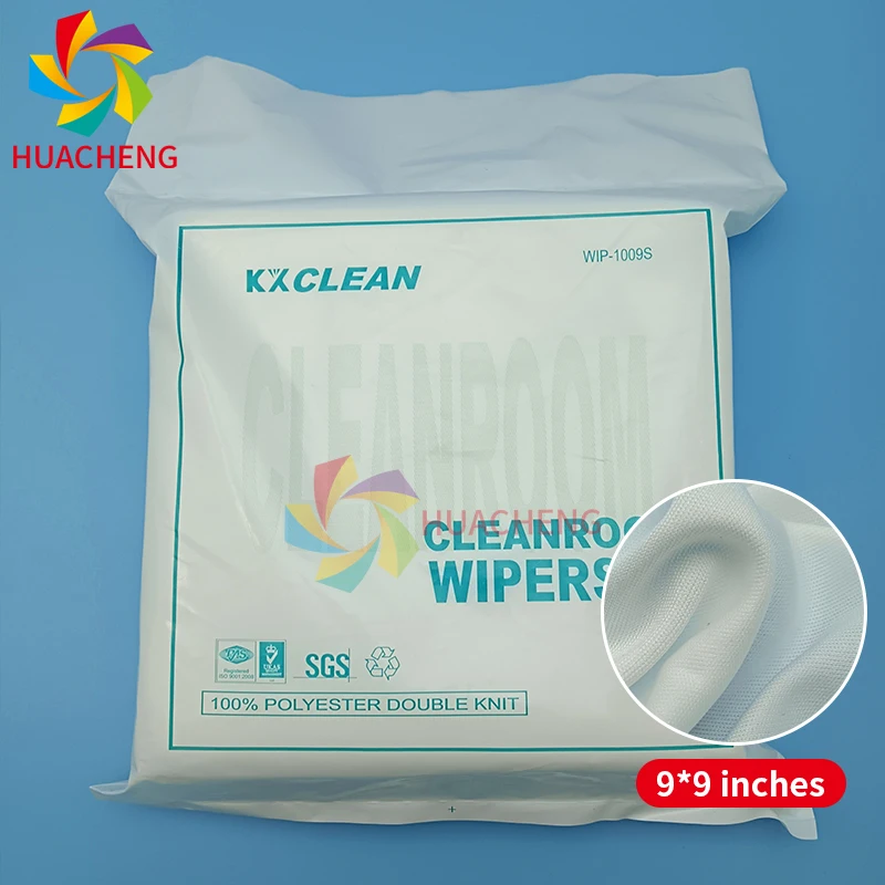 150Pcs Cleanroom Wiper Non Dust Cloth Clean for Large Format Printer 6inch*6inch 9inch*9inch Dust Free Paper PN:WIP 1006S/1009S