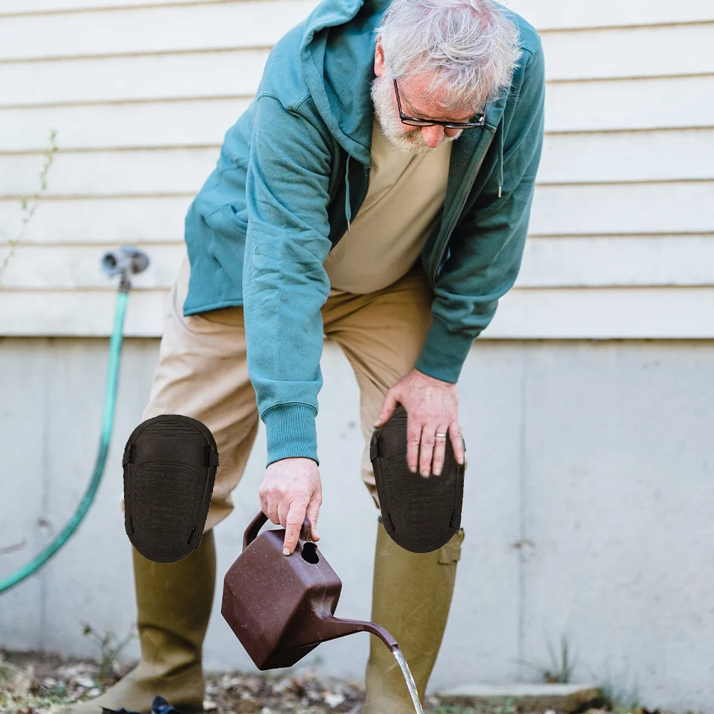 

1Pair Thick Knee Brace Eva Pad Outdoor Knee Guard Breathable Durable Support for Work Sports Exercise Sports Supply