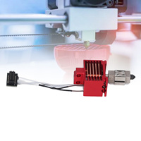 3D Printer Hot End Hotend for TZ3.0 P1 Series 3D Printer Extruder Upgrade Hot End with Hardened Steel Nozzle Silicone Sleeve 24V