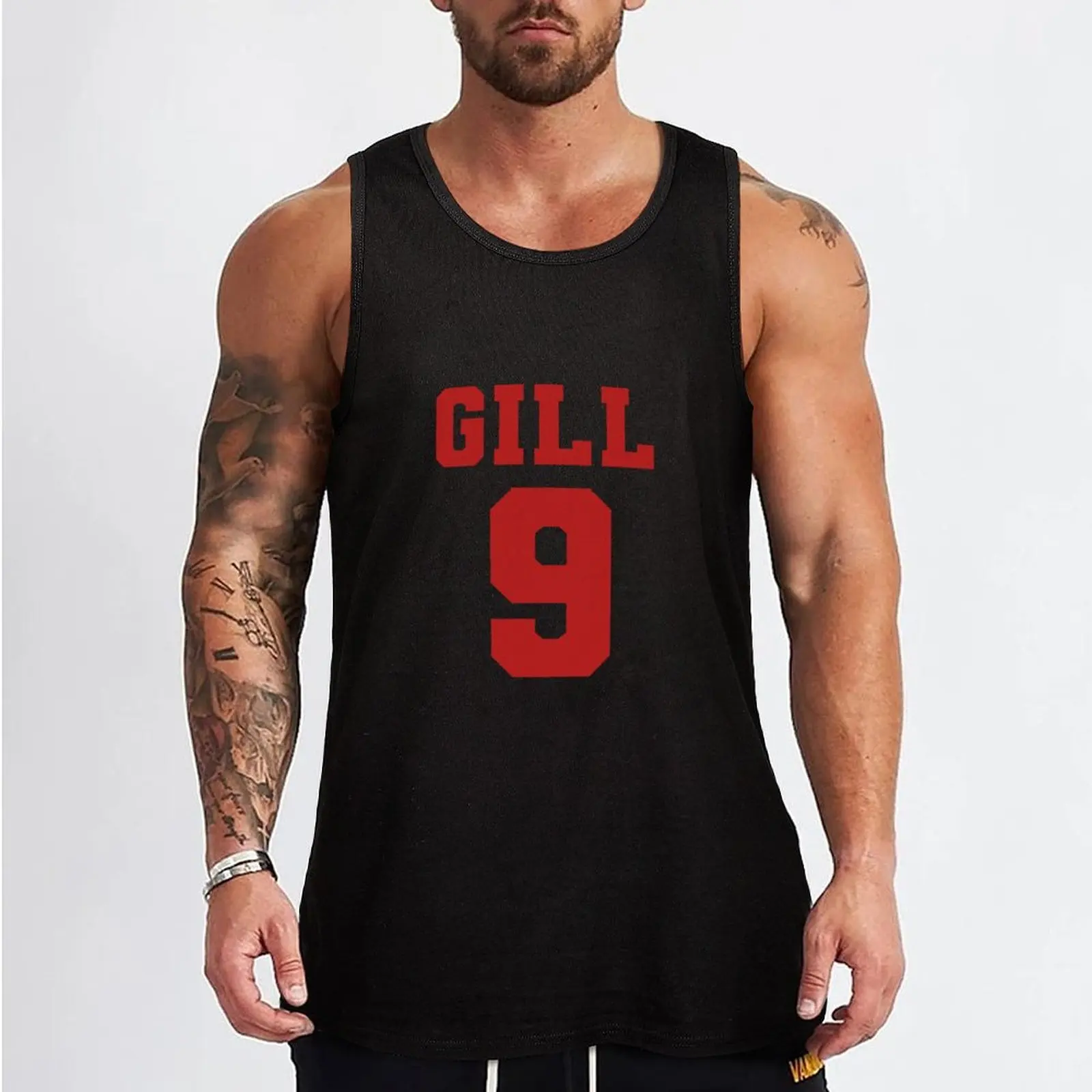 gill 9 Tank Top bodybuilding men clothes gym shirt men gym clothes men Men's clothing