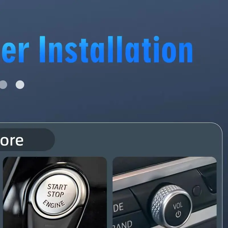 

Car Accessories 4 piece set Crystal Gear Shift Knob Automatic Gear Shift Knob Orange backlight for BMW 3 Series G20/G21/G28