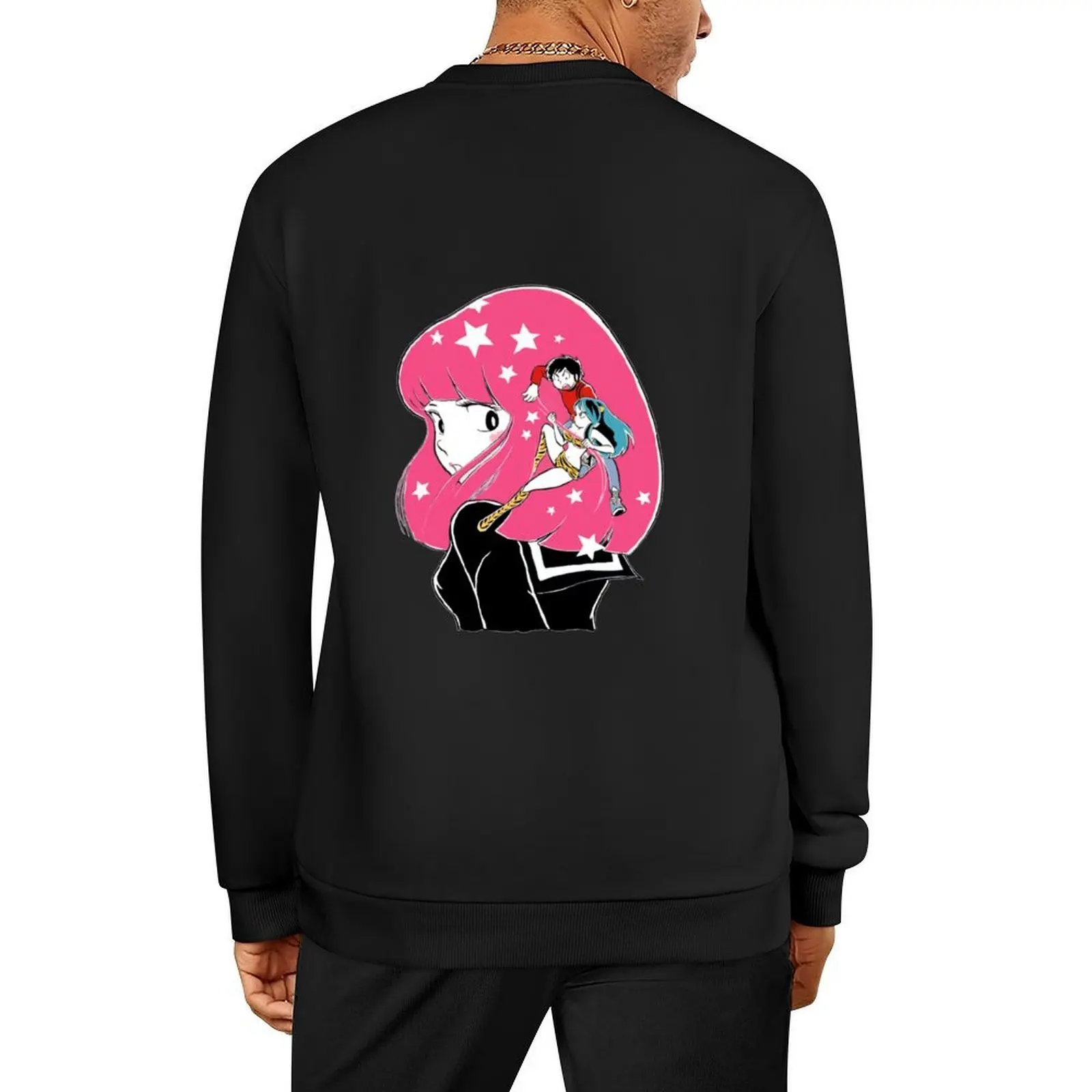 

Lum & Shinobu Urusei Yatsura Pullover winter clothes fashion men mens designer clothes men's clothing new in sweatshirts