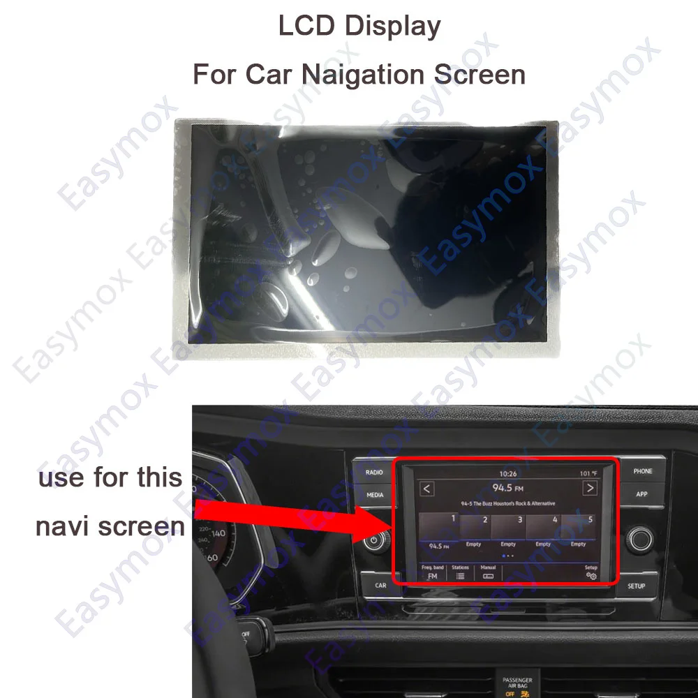 

LCD Display For Volkswagen VW Polo OEM Radio Audio GPS 2019-2021 Navigation Display Screen 17A035868 3G0035869A 6F0035871B