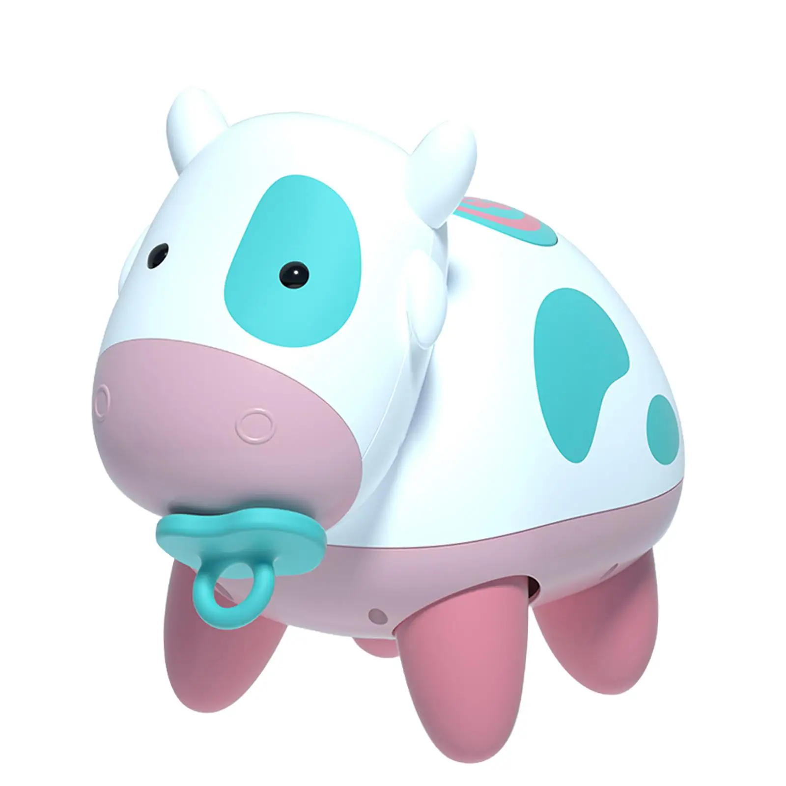 Electric Crawling Cow Toy Funny Sensing Interactive Walking Toy for 6 to 12-18 Months Christmas Easter Gift Boys Newborn Girls