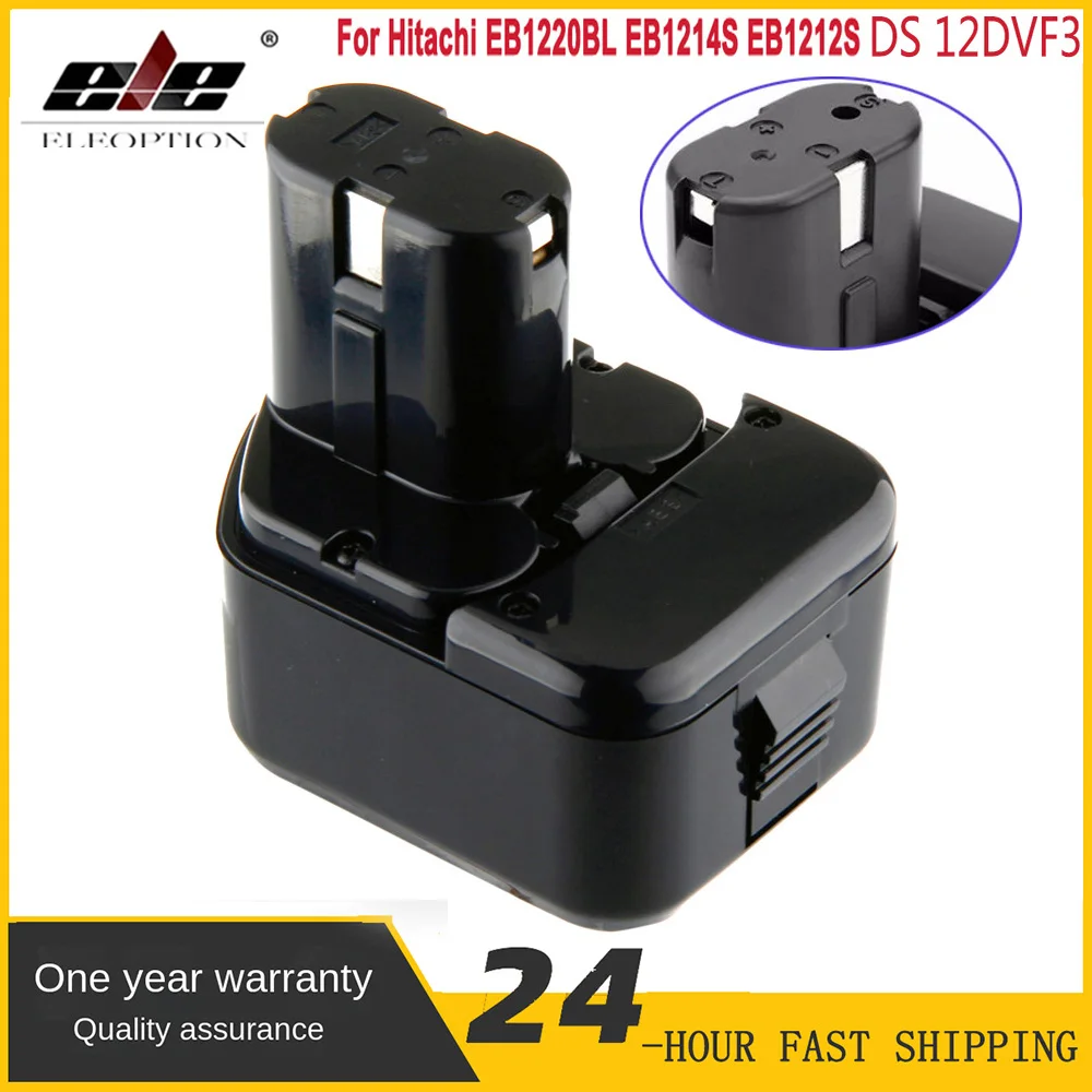 3000mAh 12V 2.0Ah Battery for Hitachi EB1214S 12V EB1220BL  EB1212S WR12DMR CD4D DH15DV C5D , DS 12DVF3