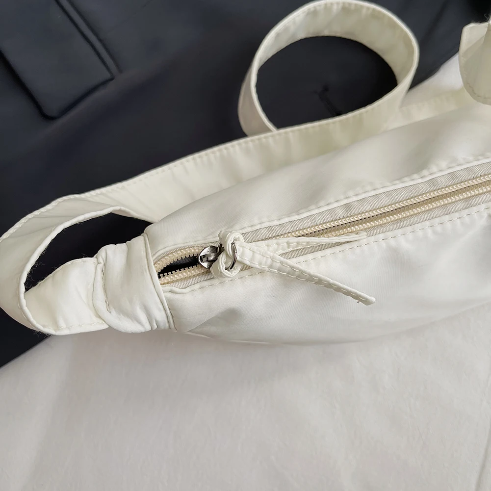 

Women Shoulder Bags Crescent Nylon Crossbody Bags Simple Elegant Female Handbags