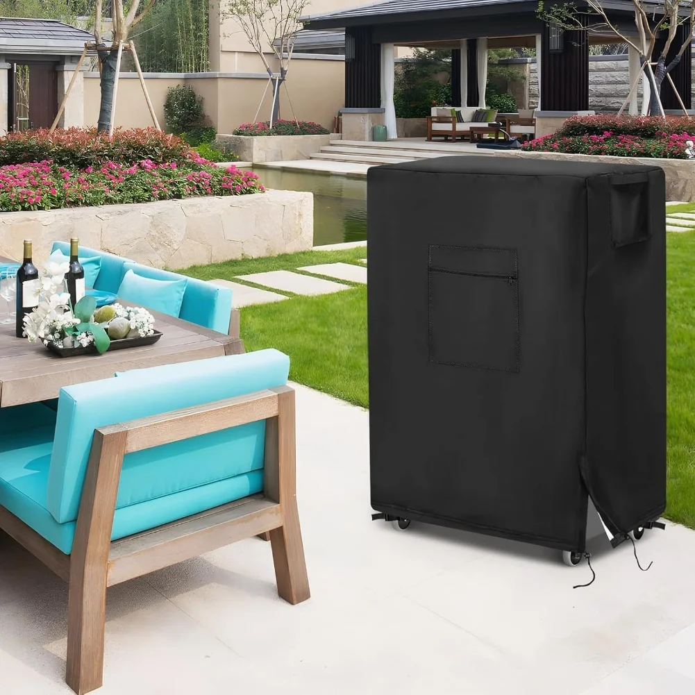 Waterproof and Evaporative Cooler Cover for Hessaire MC18M with Adjustable Drawstring and Four Windproof Locks