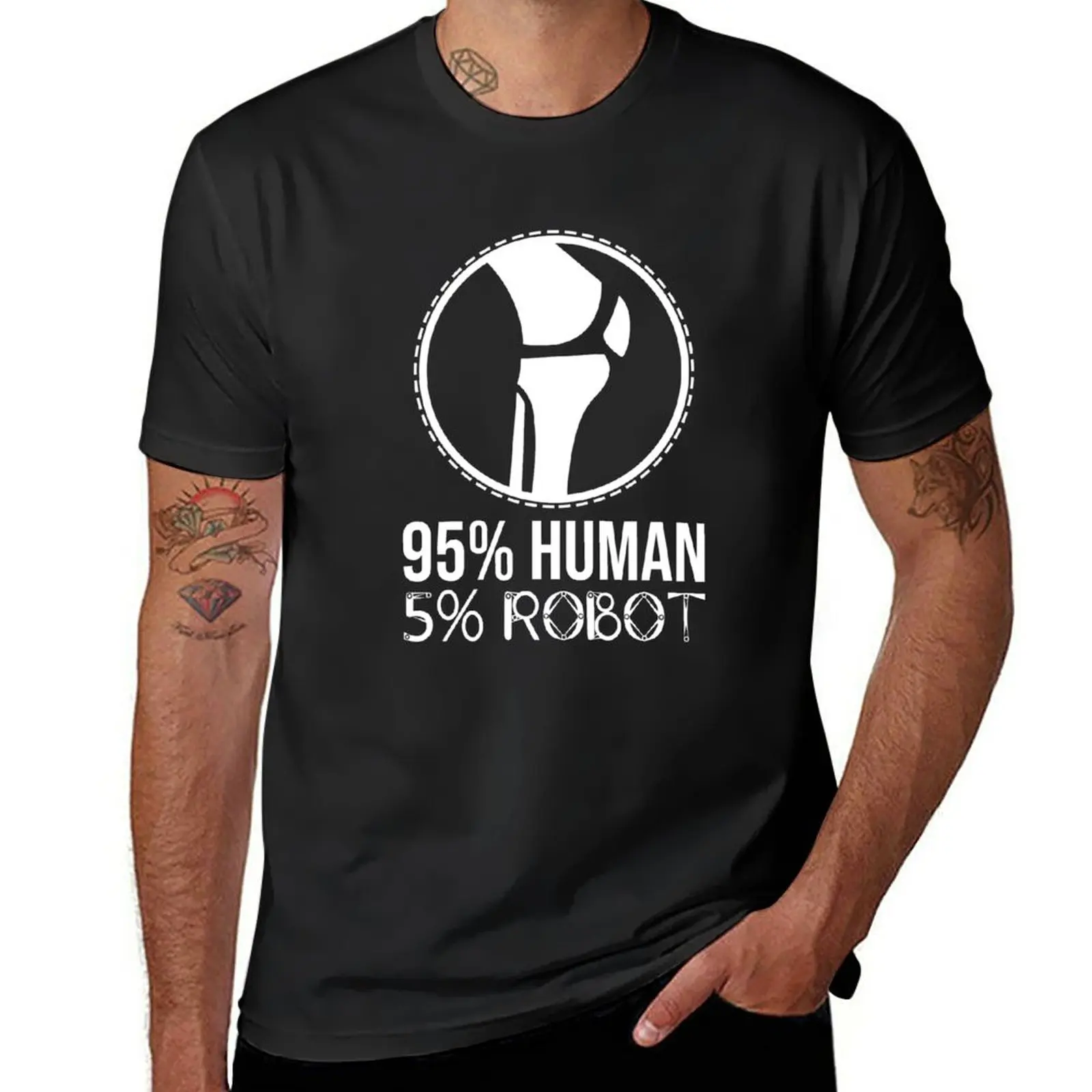 Funny Robot Knee Replacement Surgery Recovery Hospital T-Shirt sweat shirts sweat shirt t shirts for men