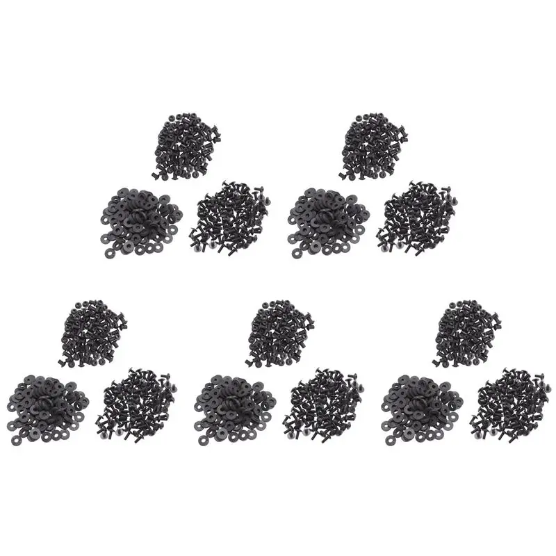 Most-500Pcs Tek Lok Screw Set Chicago Screw Comes With Washer For DIY Kydex Sheath Hand Tool Parts