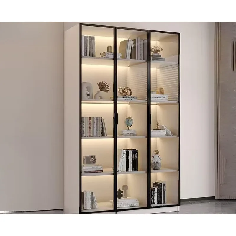 -For Luxury New Modern Children Kids Book Shelf Bookshelf Design File Wall Cabine Glass Door Bookcase Wood Bookshelf& - view 6