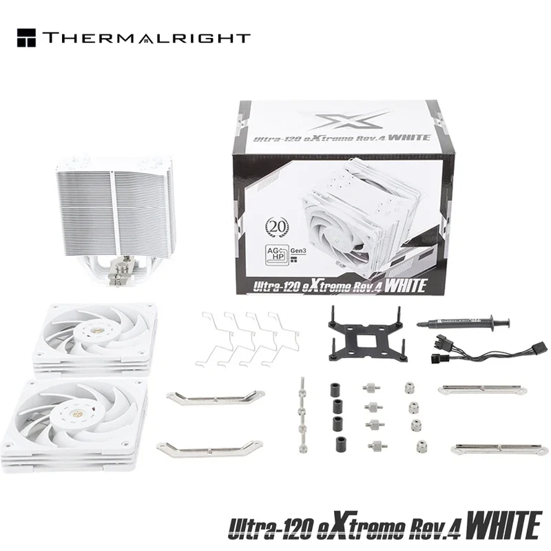 Thermalright U120EX وحدة المعالجة المركزية برودة 6 أنبوب النحاس مع 120 مللي متر 4PIN PWM مروحة إنتل 1700 115x2011 2066 AM4 برج الكمبيوتر المبرد