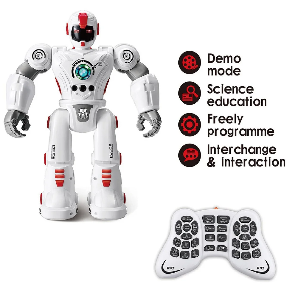 

Remote Control Smart Program Intelligent Robot Walk Slide Dance Music Talk Interactive Gesture Induction Warrior Toy Dinosaur