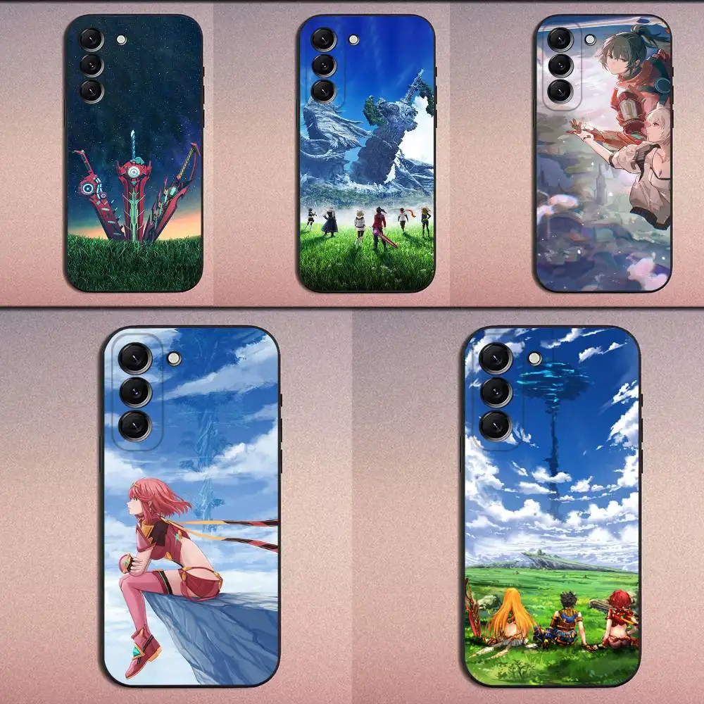 

Xenoblade Chronicles Phone Case For Samsung Galaxy A20,A21s,A22,A31,A32,A52,A53,A72,73,A80 Soft Black Cover