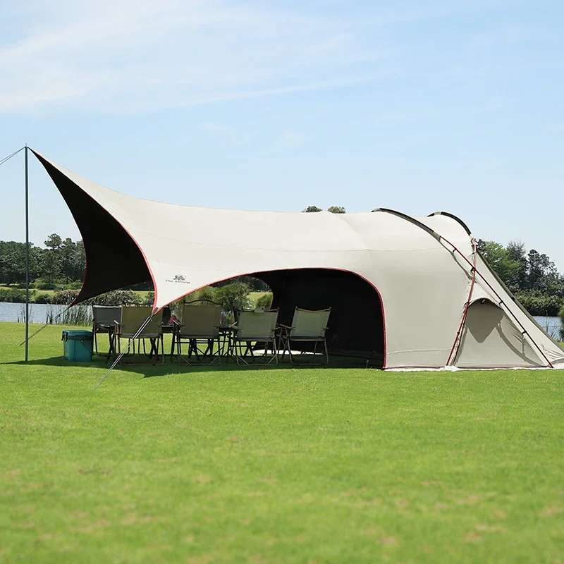 

# Утолщенный черный клей, защита от дождя и солнца, команда здания, кемпинг, пикник, навес, походная палатка, открытый