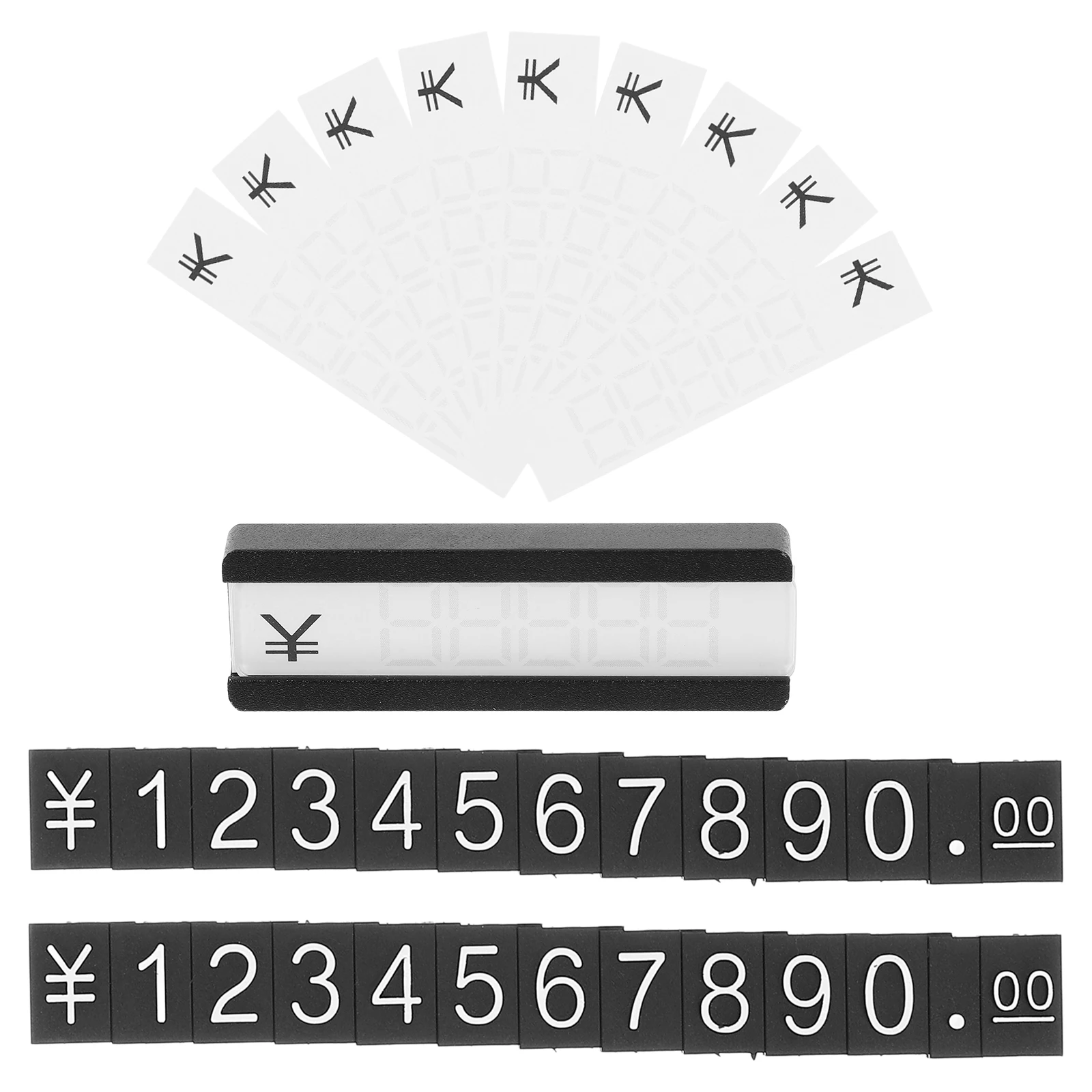 

Price Display Board Pricing Tags Retail Cube Blocks Cubes Merchandise Clips Label for