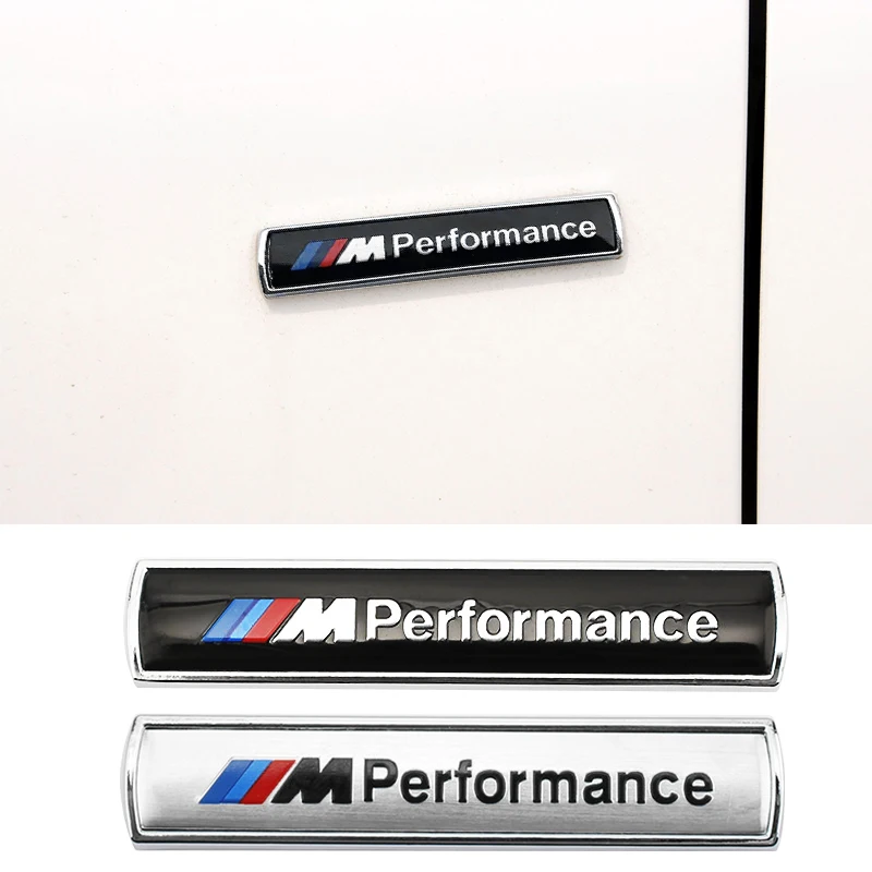 1pcs 3D Metal Car Emblem Sticker For BMW M Performance F10 F07 E90 E60 F30 E89 E85 E91 E92 X1 X3 X5 X6 1 3 5 7 Series Car Goods