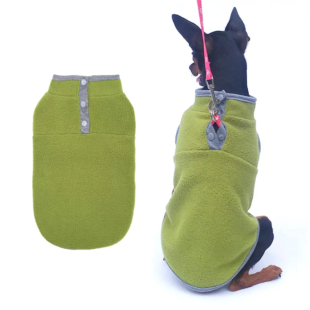 Soft Fleece Dog Sweater Vest Sleeveless Puppy Winter Warm Pullover Jacket for Small Medium Dogs Cats, Customized