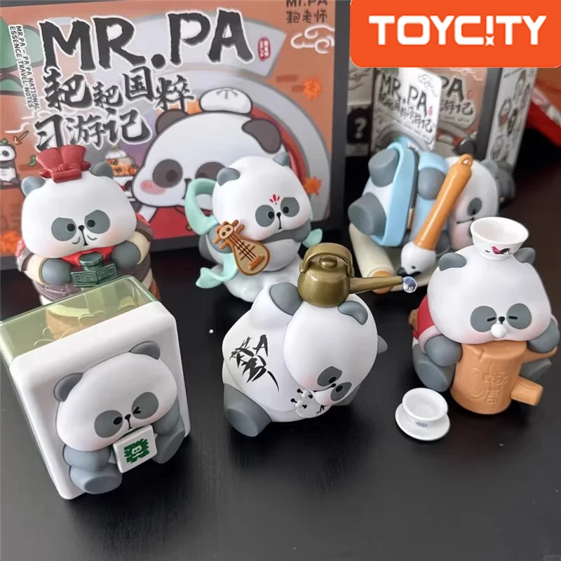 

Toycity “MR.PA National Essence Travel Notes”Chinese Style Series Blind Box Cute Action Figure Desktop Collection Ornaments Toys