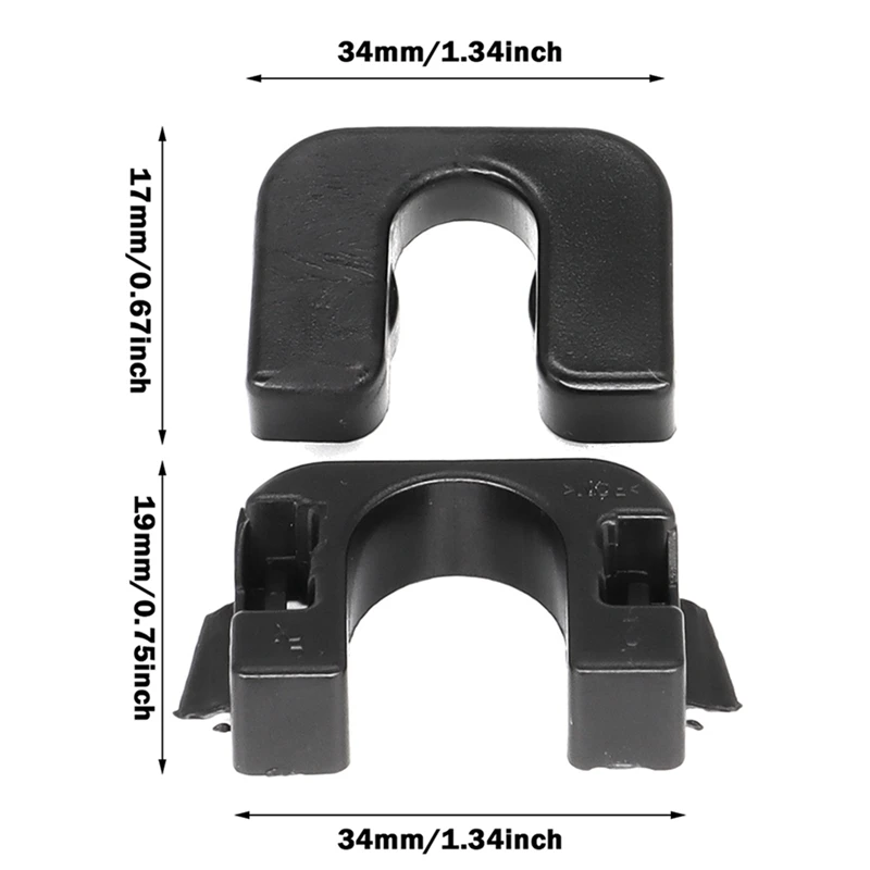 4X Rear Boot Trunk Load Cover Parcel Shelf Clips Bracket Mount For Ford Focus MK3 3 Mondeo 4 MK4 Fiesta MK7 MK8 1539663