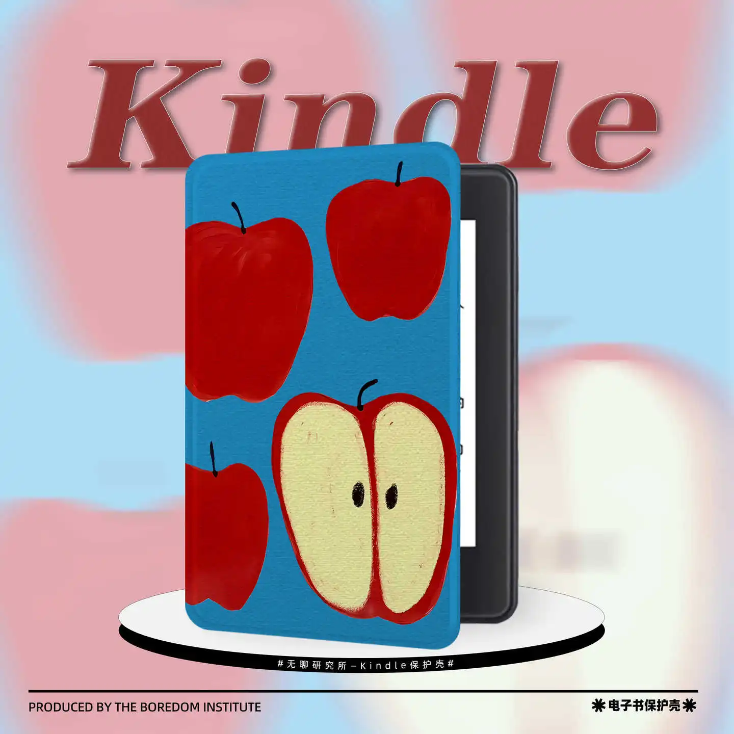 Artistic Apple Case For Kindle Paperwhite 5/12 Kindle 10/11 Kindle Scribe 2022&2024 Featuring Shockproof Full-Coverage Cover Y2k