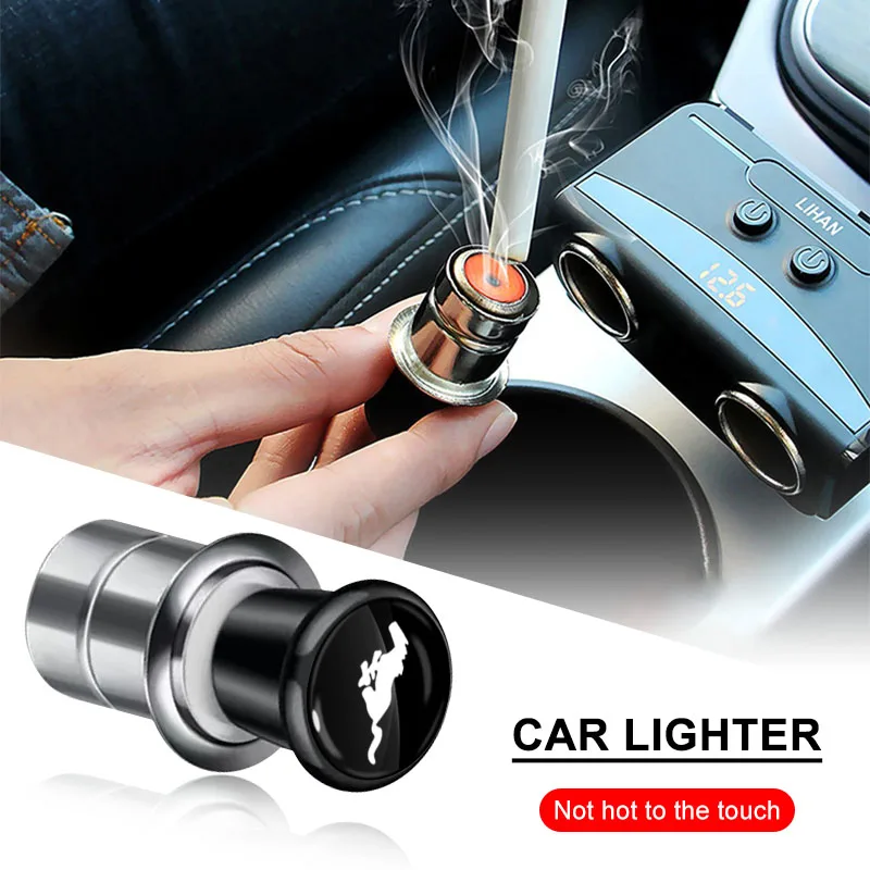 Car Cigarette Lighter Front Cigarette Lighter Car Cigar Element Socket For Ford Mustang ST line Mondeo Focus Fiesta Escape Kuga