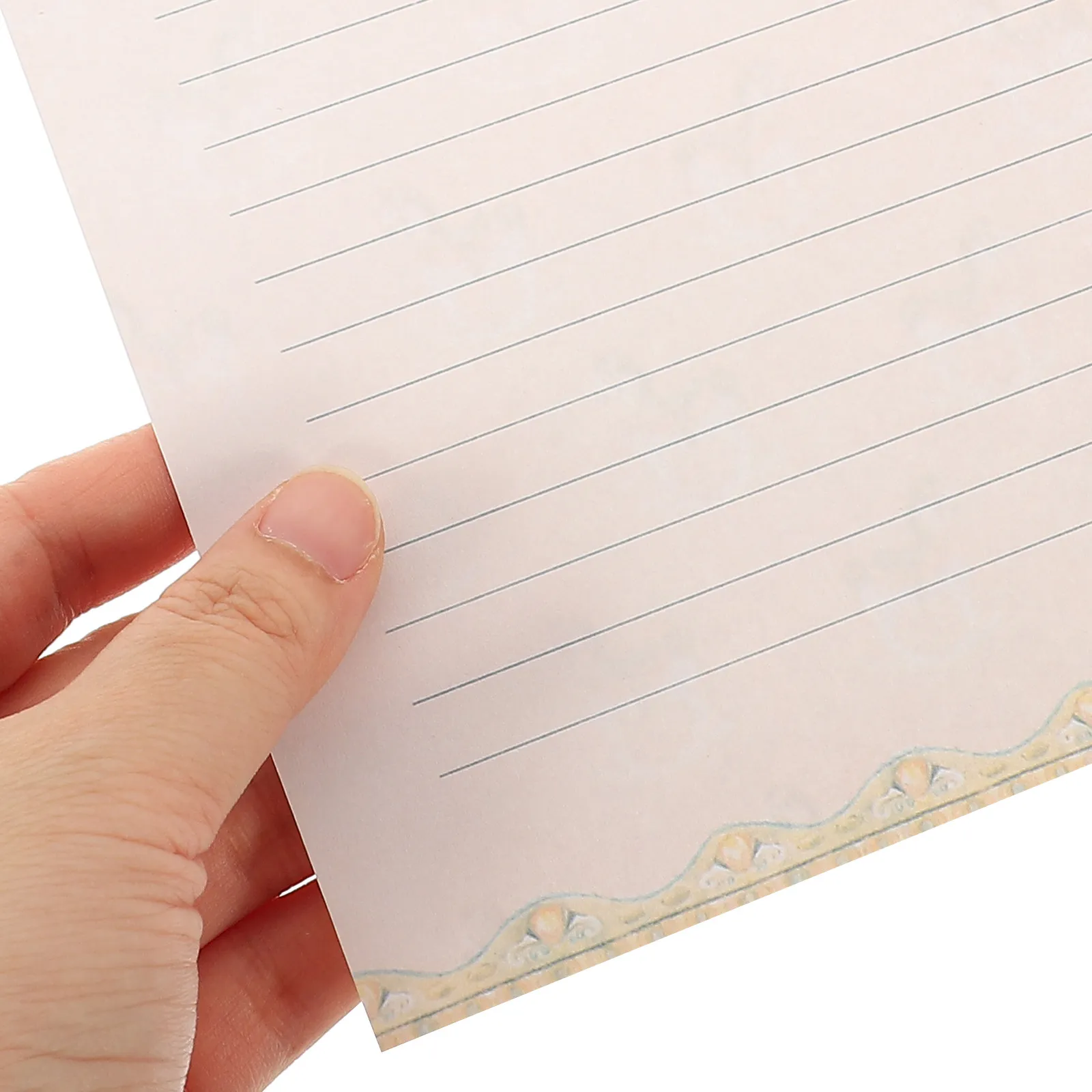 5Sets Elegant Letter Stationery Set A5 Blank Writing Paper Envelope Kit for Love Letters Poetry Notes Invitations Decoration