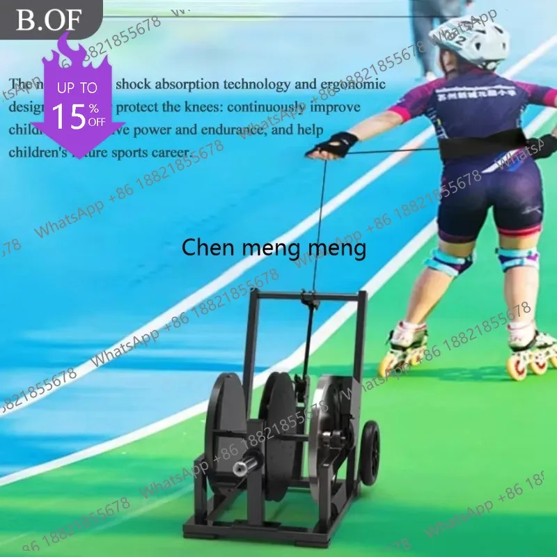 A49 Home Gym Sled Resistance Trainer Machine Fitness Equipment Bodybuilding Weights for Workout Home Workout Physical Exercise