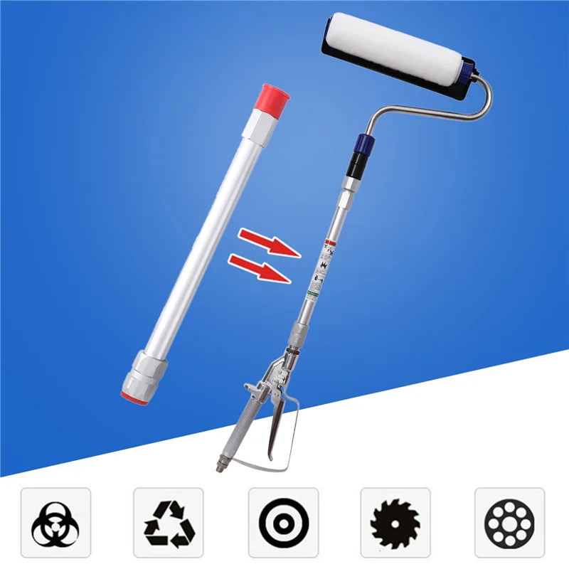 

Airless Paint Roller Hvlp Cover Metal Airless Paint Roller Power Sprayer With 30Cm Bold Extension Rod Spray Suitable For Sprayer