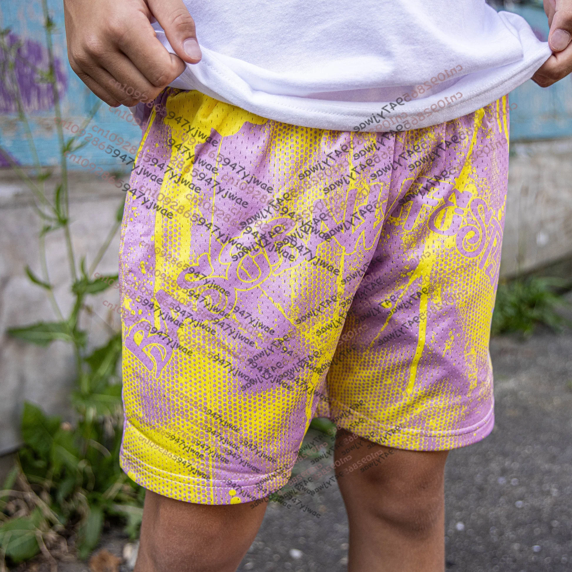 25 verano/otoño más nuevo hombres mujeres niños pantalones cortos moda Casual pantalones de chándal gimnasios BASEBOL LIFESTVLE 101 Retro Graffiti serie pantalones cortos