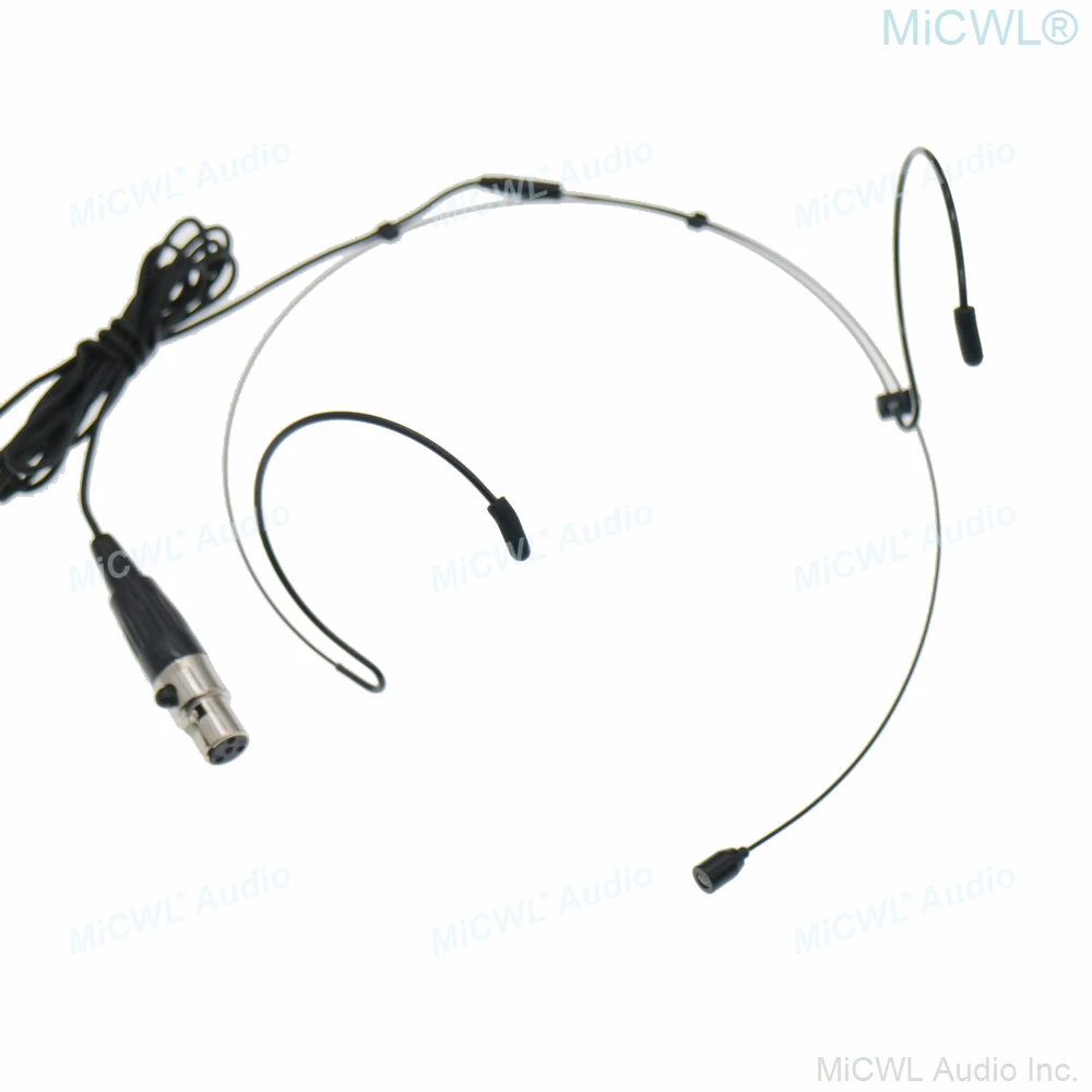 ميكروفون صغير 4Pin XLR TA4F TQG للوجه لـ Shure SLX ULX QLX BLX UTX PGX سماعات رأس لاسلكية نظام حزمة حزام Lavalier