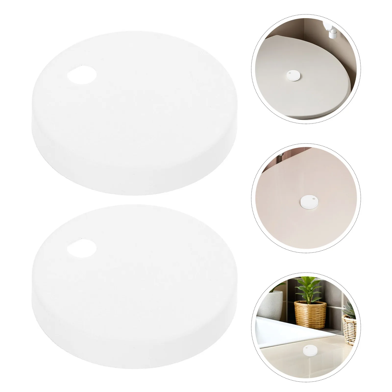 10Pcs Toilet Bowl Bolt Caps 65Mm White Stainless Steel Decorative Toilet Screw Caps Moisture Resistant Bathroom Upgrade