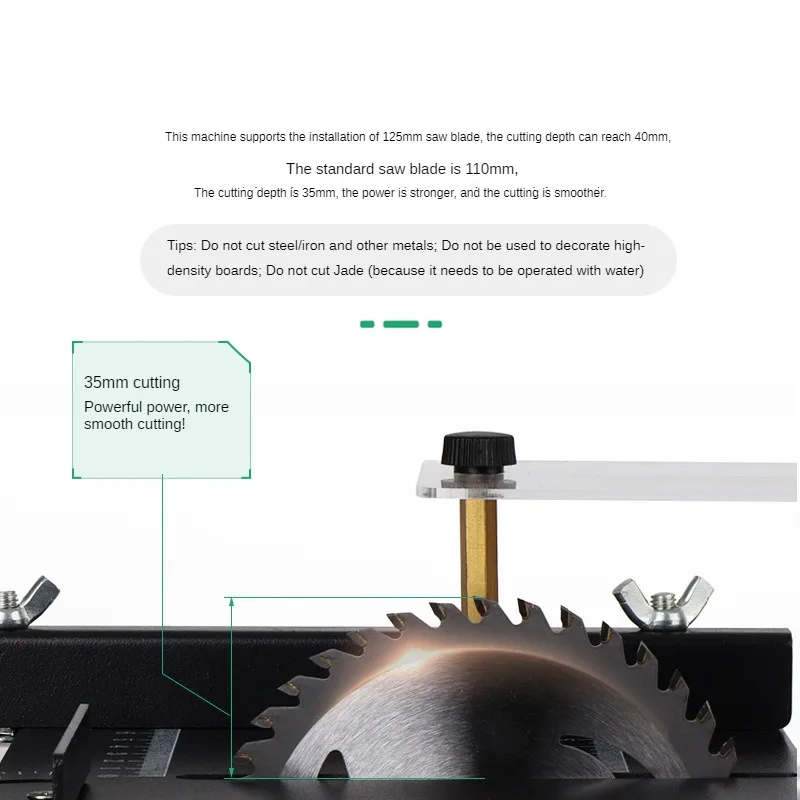Mini precision table saw,small household table saw,portable woodworking sliding table saw,multi-function cutting machine