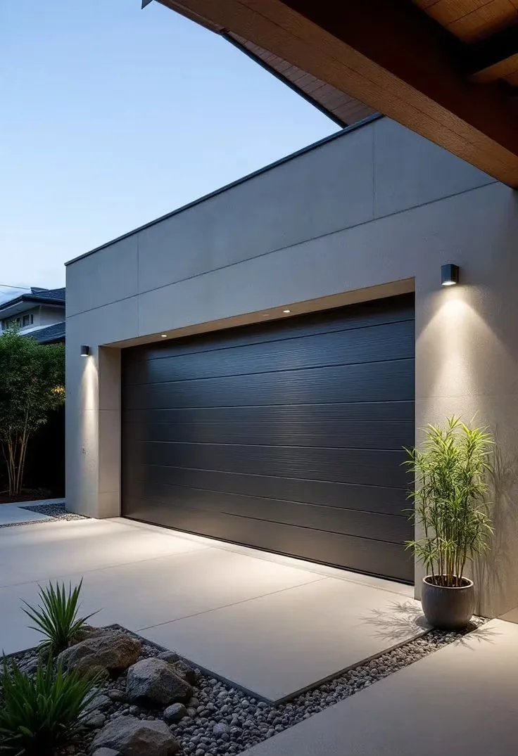 Any Size Custom Modern Industrial Fast Rolling Garage Door Aluminum Alloy Stainless Steel Waterproof Anti Theft Automatic Door