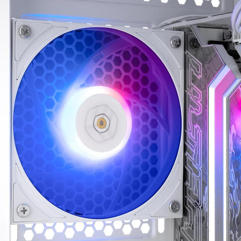 TL-H12015, 15mm Slim Computer Case Fan for Small Space Chassis, S-FDB Bearing 120mm Cooler, 5V RGB Black Or White