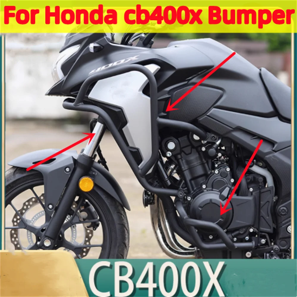 For Honda cb400x HONDA CB400X modified bumper with full surround upper and lower anti drop bars