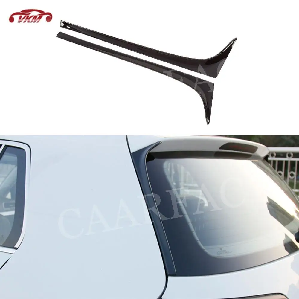 

Rear Spoiler Wings Windshield Side Aprons Winglet for Volkswagen Polo Standard 2011-2018 Not GTI R ABS Gloss Black