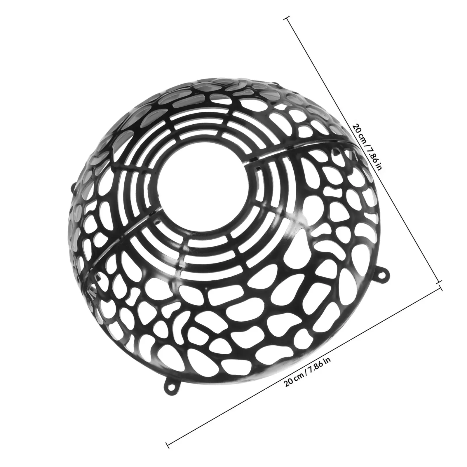 Phalaenopsis Breathable Suspension Ball Cover Clear Transparent Floral Soil Air Vent Fixing Protective Plants Cover