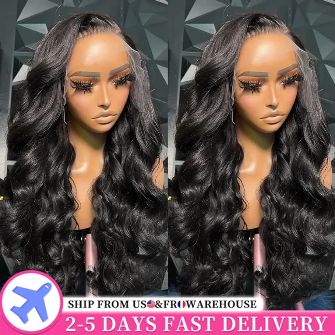 

38 Inch Lace Front Wig PrePlucked For Black Women High Density Body Wave 13x6 HD Transparent Lace Frontal Human Hair Wig Vrvogue