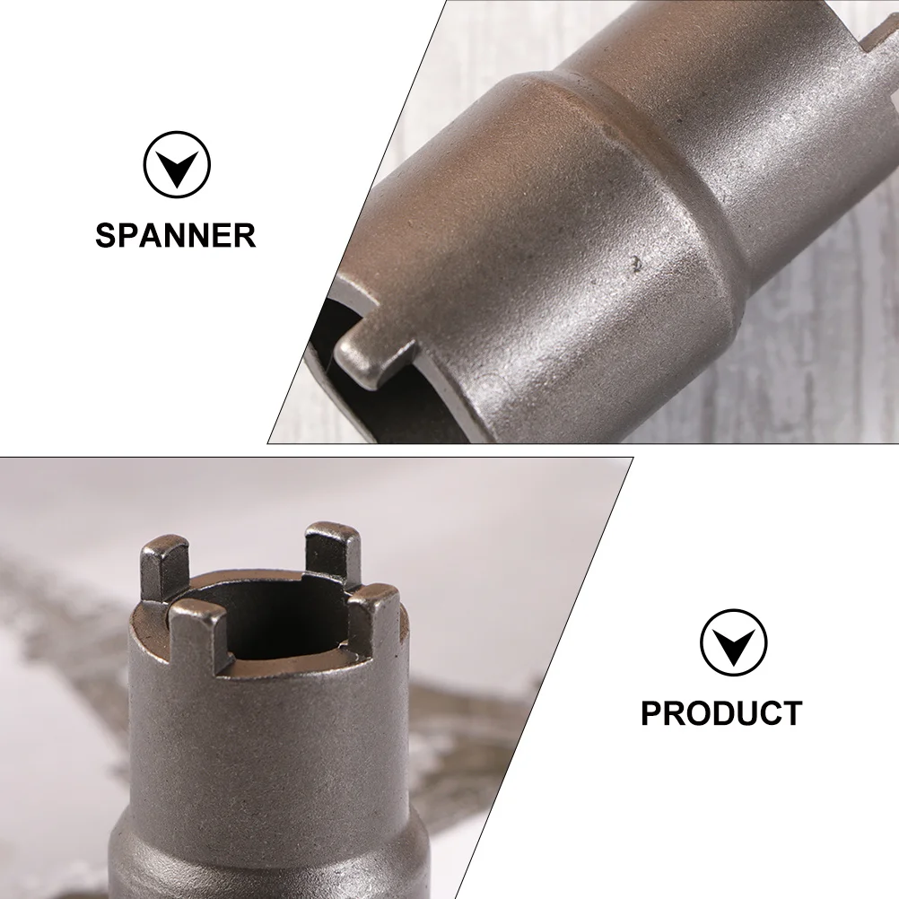 

2Pcs Nut Cap Removal Tool for Motorcycle Sturdy Steel Clutch Plate Spanner with 4 Pegs Maintenance Bipolar Wrench