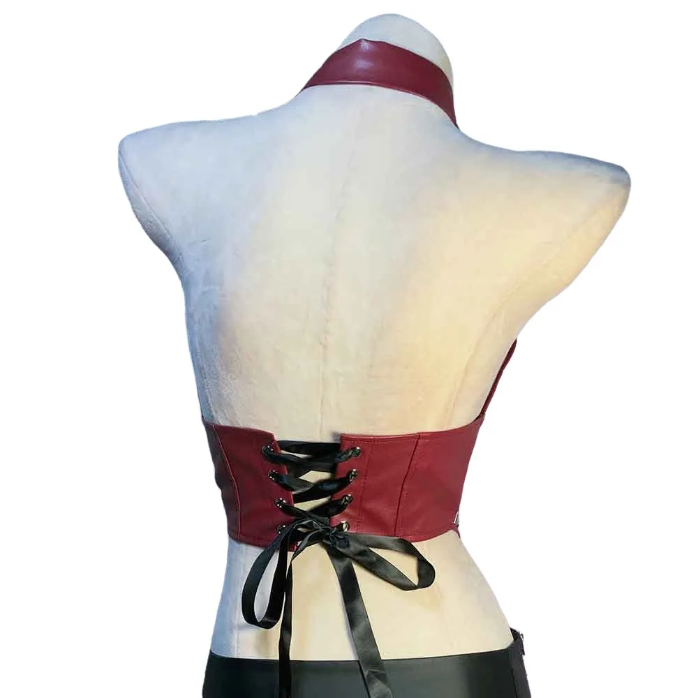 Goth Tops Festival Outfit with Spikes Y2K T-shirt Rave Emo Clothing 90s Vkei Grunge Punk Rock Clothes Gothic Tank Spiked