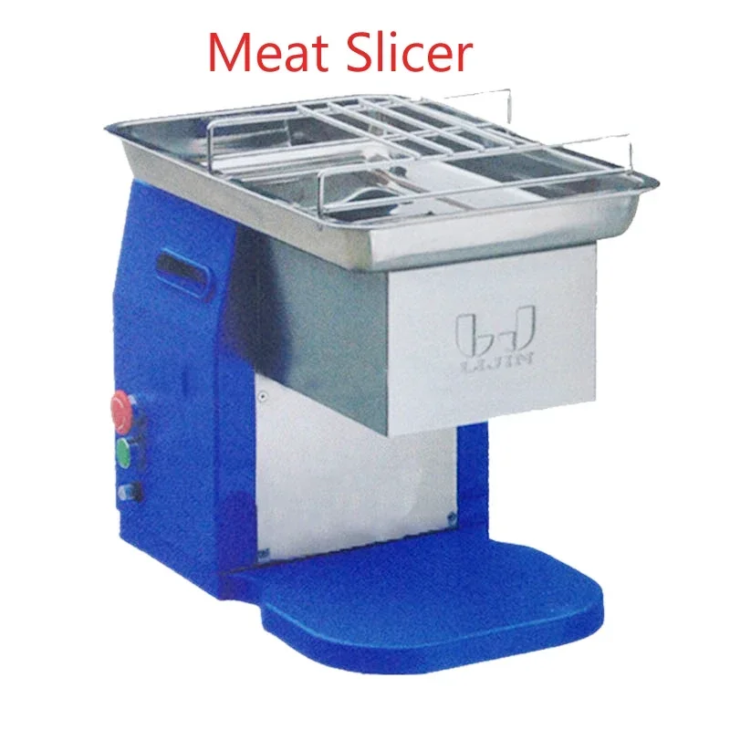 

110V220V/240V Commercial Meat Grinder Electric Meat Cutting Machine Meat Slicer For Restaurant 250KG Per Hour +Steady QX