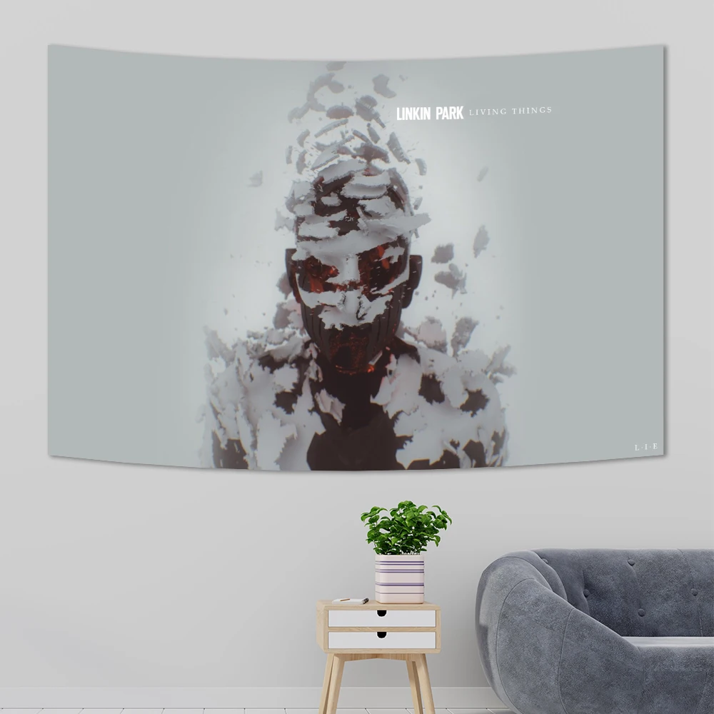 Band L-Linkin Cool P-Park Self-adhesive Art Waterproof Paper Sticker Coffee House Tapestry Wall Stickers bohemian decor kpop