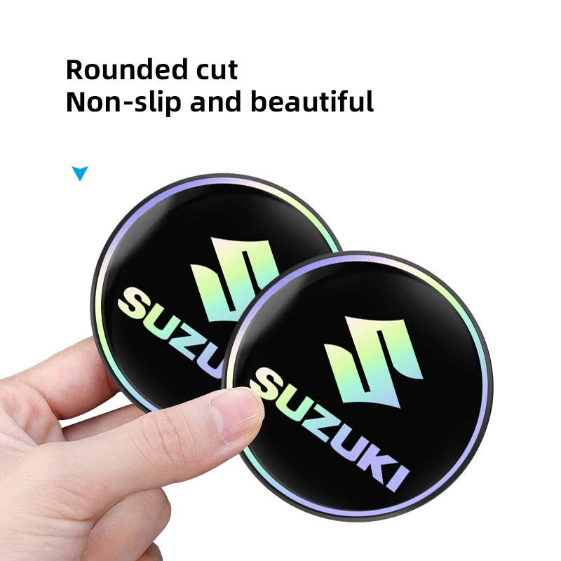 

2 Pack Car Mat Water Coaster Color Anti-Slip Mat Waterproof and Dustproof Suitable for Suzuki Jimny Swift Grand Vitara Ignis Kiz