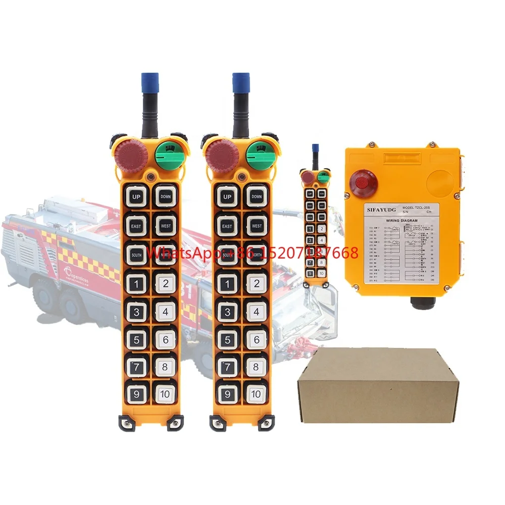 Good selling truck lifting winch controller overhead crane hoist radio handle industrial wireless remote control smart