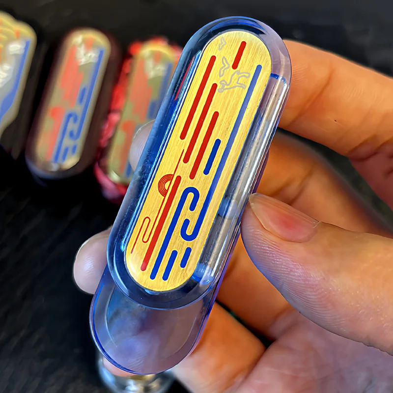 EDCリズムディンディンフィジェットスライダー ストレス解消おもちゃ メカニカルプッシュスライダー フィジェットスピナー ADHDおもちゃ 大人用感覚フィジェットおもちゃ