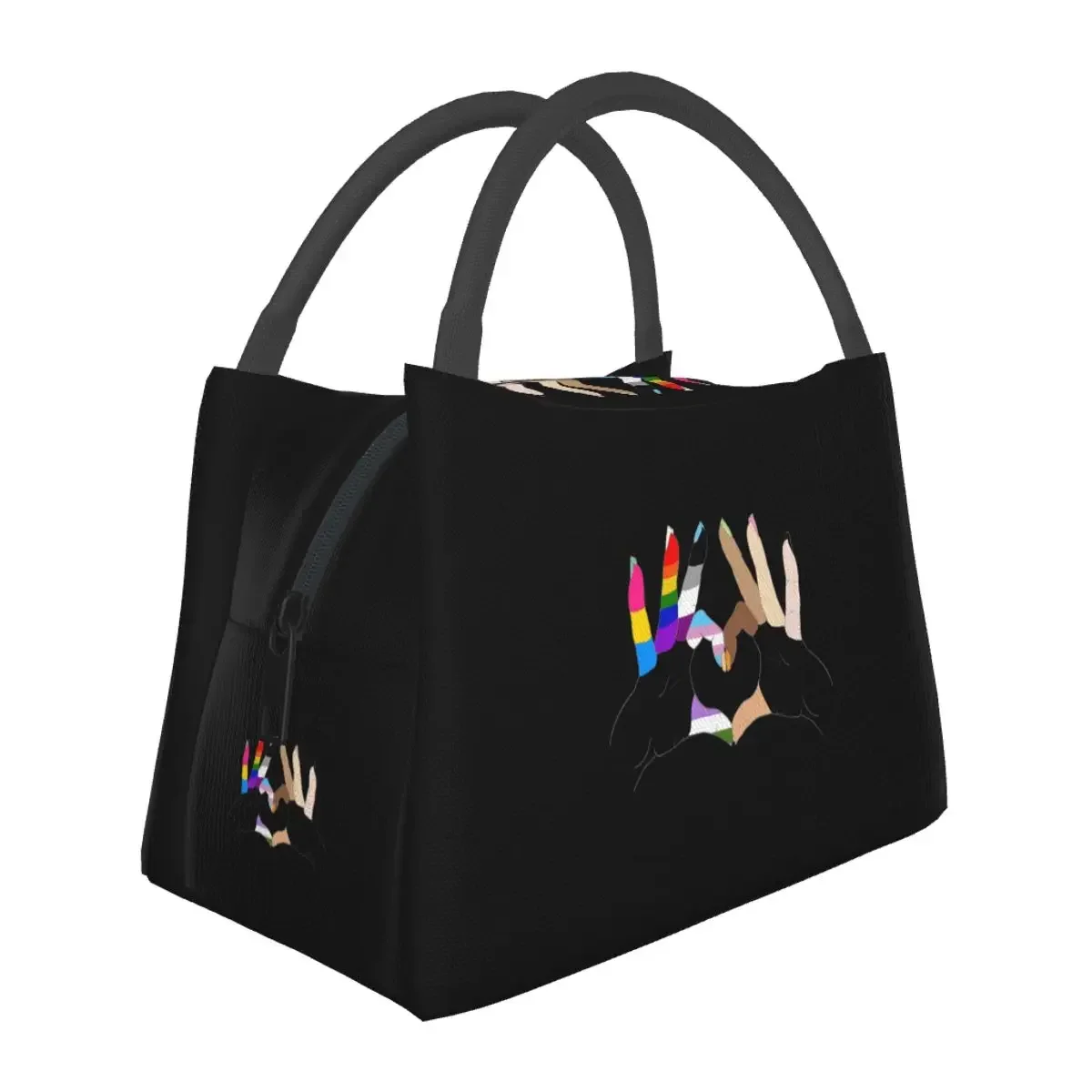 Unity For Black Lives Matters & LGBTQ Lunch Bags Cooler Warm Insulated Lunch Box Picnic Camping Work Travel Bags