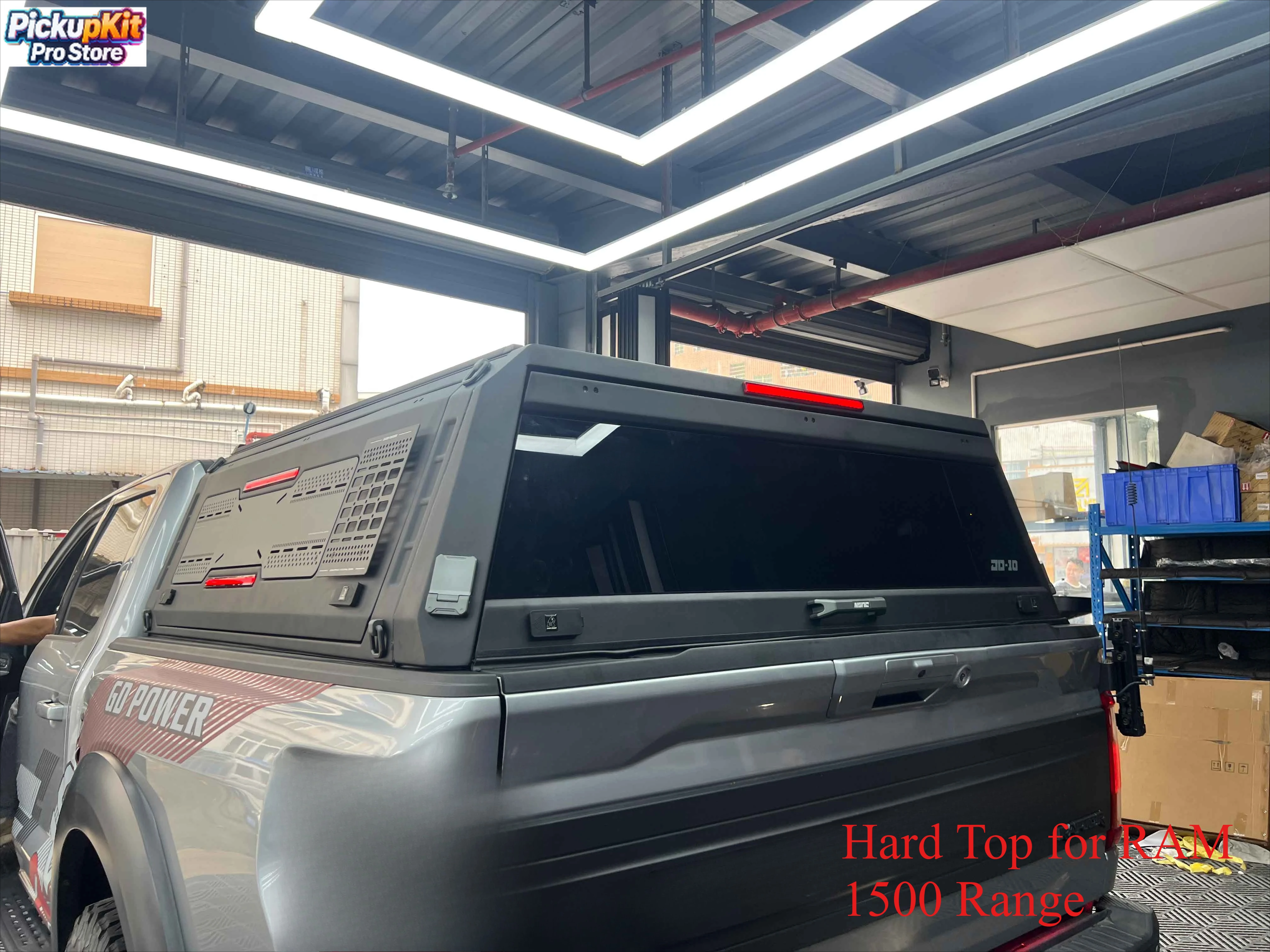 

4x4 Waterproof Retractable Truck Topper for RAM 1500 Ranger – Aluminum Lockable Tailbox Canopy
