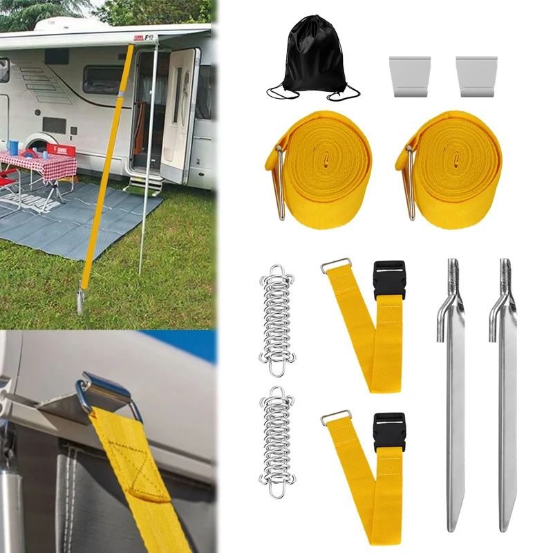 

Automobiles Parts For Fiamma Dometic Straps Tensioner Awning Tie Down Kits Type Motorhome Outdoor Camping Tool Accessories