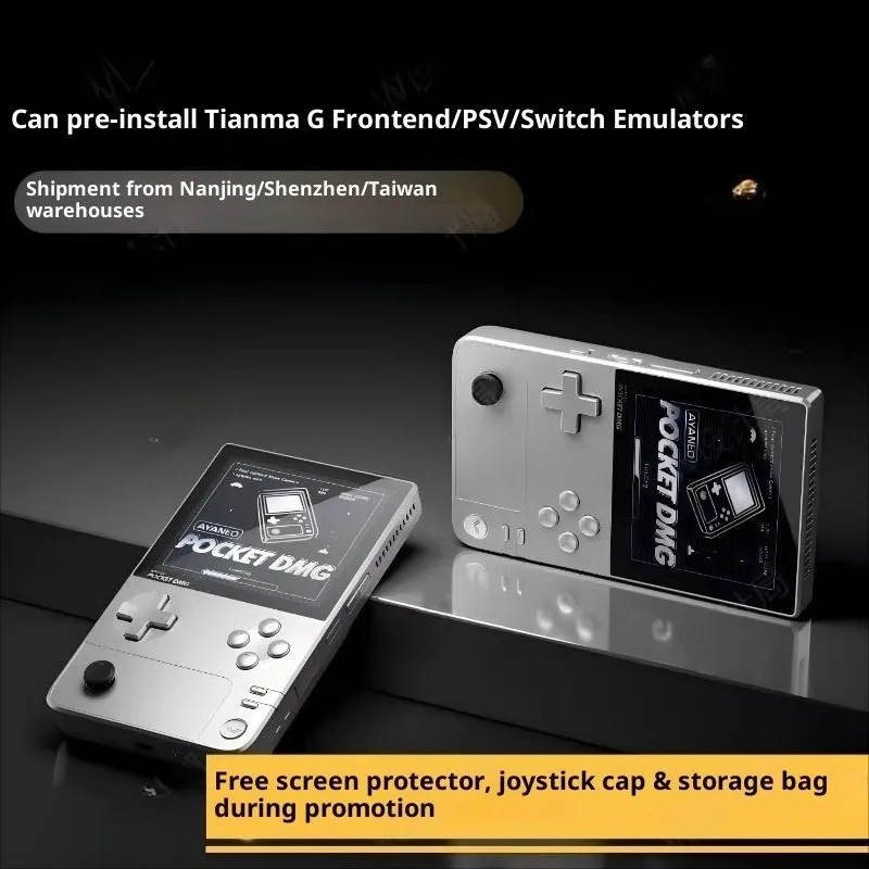 New Pocket DMG Android Handheld Console 3.92-inch 1080p OLED Colorful Screen Gaming Handheld Gifts